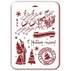 Трафарет Event Design новогодний NGP076 "Новогодняя почта", 31х21 см
